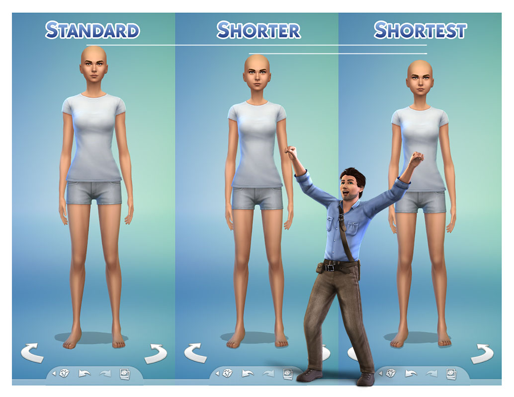 Height Slider and Shorter Teens Mod - Sims 4 Update